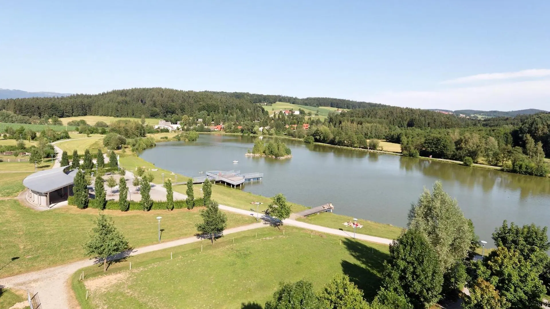 Wooden Chalet With Terrace Near A Swimming Lake Waldkirchen Holiday home