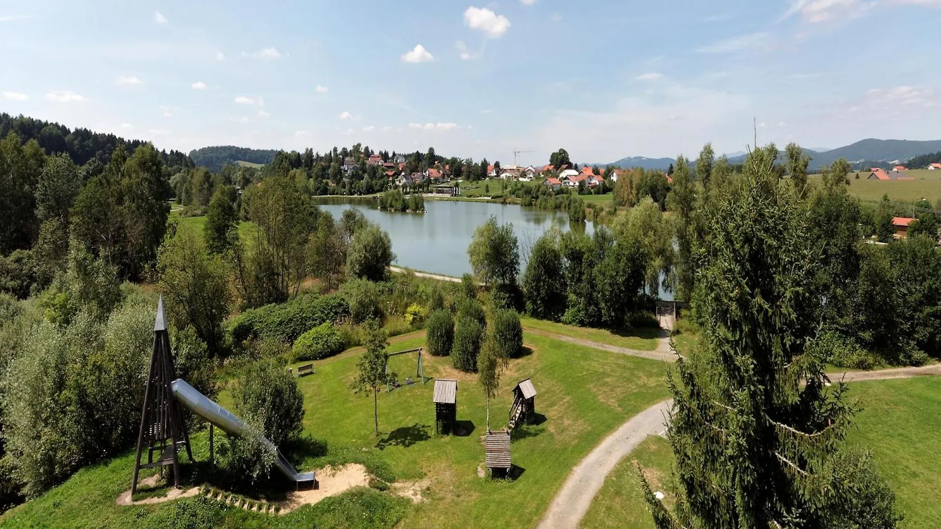 Wooden Chalet With Terrace Near A Swimming Lake Waldkirchen